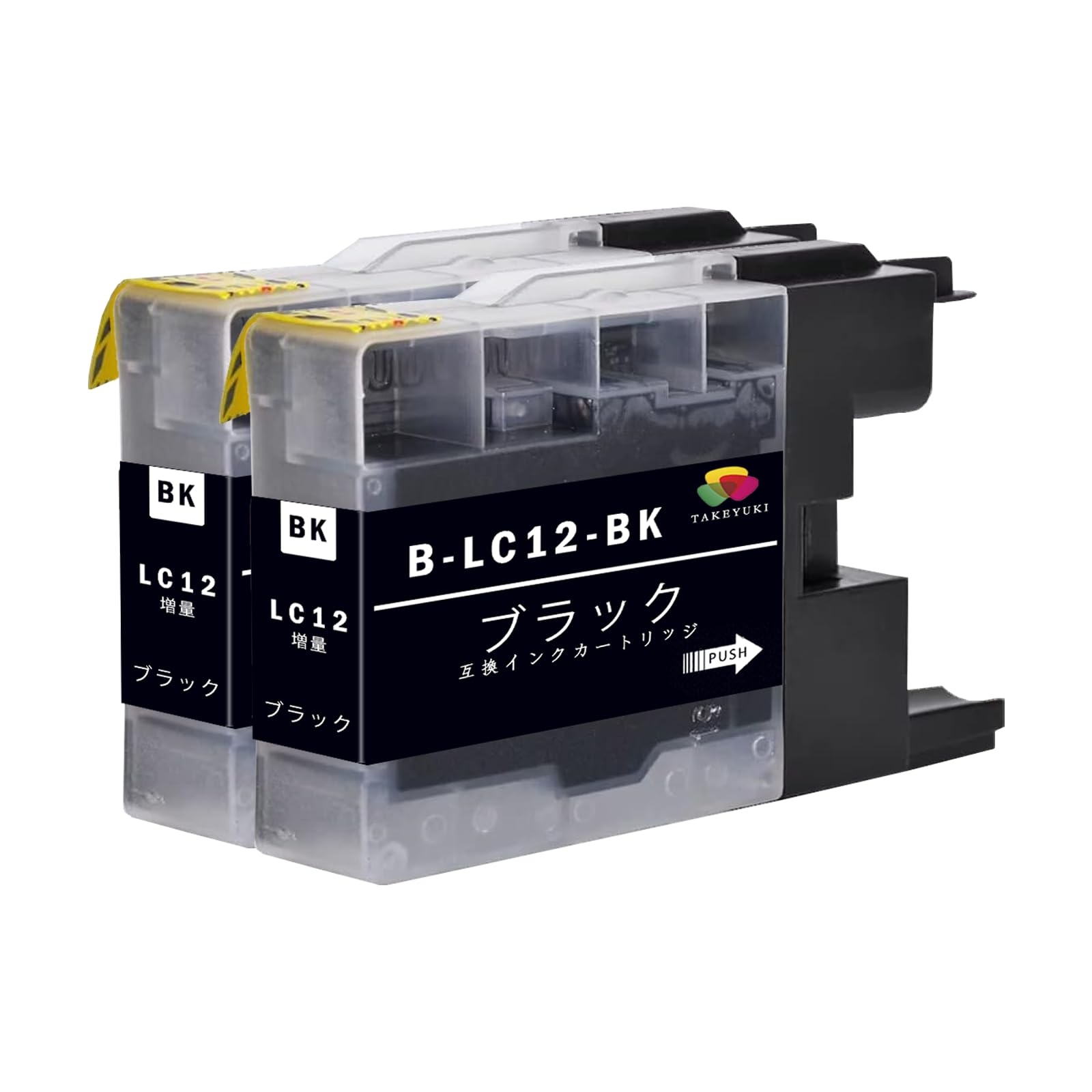 Amazon.co.jp: LC12-BK ブラック 2本セット Brother互換インク